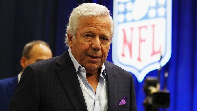 New England Patriots Owner Kraft Charged In Florida Prostitution Sting