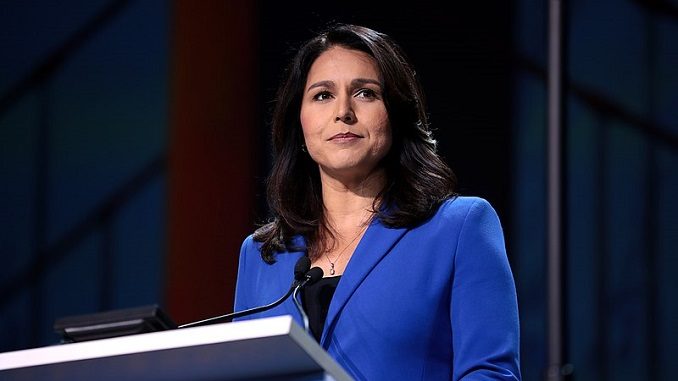 Image result for Tulsi Gabbard: Impeachment Would ‘Tear Our Country Apart’