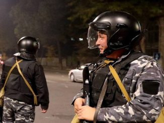 Clashes between Kyrgyz Police and opposition