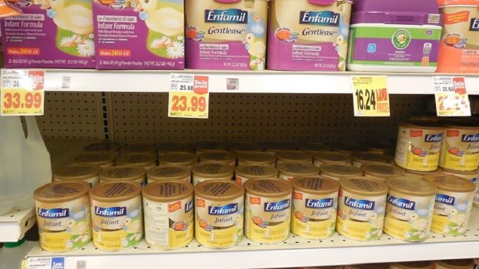 baby formula shortage in the US